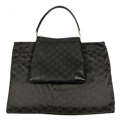 GUCCI グッチ ワンショルダーバッグ GG柄 ナイロン×レザー 143745  