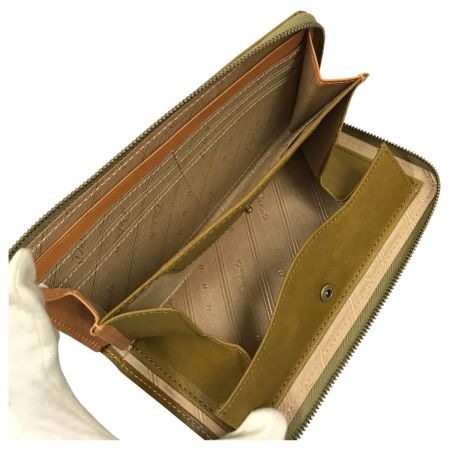  Dakota ダコタ ピアッタ L字ファスナー長財布 0031534 カーキーグリーン