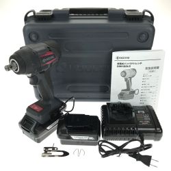 ## KYOCERA キョウセラ 18V 充電式インパクトレンチ DIW183L5 充電器・充電池2個・ケース付 Bランク