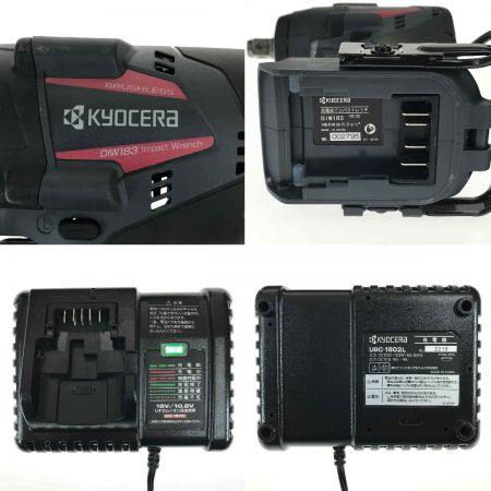  KYOCERA キョウセラ 18V 充電式インパクトレンチ DIW183L5 充電器・充電池2個・ケース付