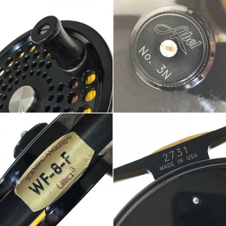  Abel NO.3N フライリール WF-8-F ブラック