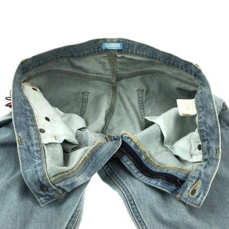  Ice Cream アイスクリーム ペイント ウォッシュド デニムパンツ ICJP223P001 スカイブルー Lサイズ