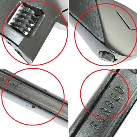  LOBSTER ロブスター M600 エビ印 モンキーレンチ(強力型)600mm 600 シルバー