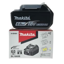 ## MAKITA マキタ 18v 6.0Ah リチウムイオンバッテリ BL1860B 純正バッテリ (5) 未使用品 Sランク