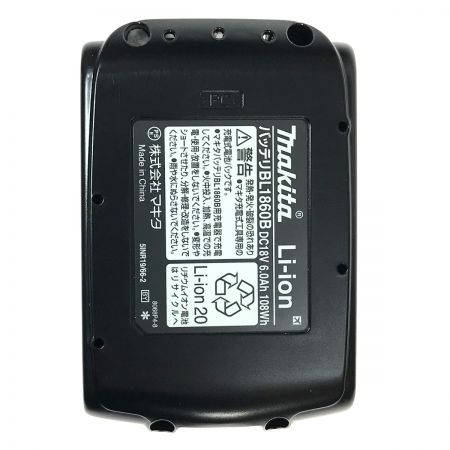  MAKITA マキタ 18v 6.0Ah リチウムイオンバッテリ BL1860B 純正バッテリ (5) 未使用品