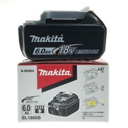 ## MAKITA マキタ 18v 6.0Ah リチウムイオンバッテリ BL1860B 純正バッテリ (5) 未使用品 Sランク
