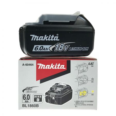  MAKITA マキタ 18v 6.0Ah リチウムイオンバッテリ BL1860B 純正バッテリ (4) 未使用品