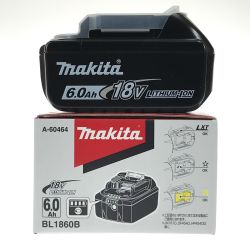 ## MAKITA マキタ 18v 6.0Ah リチウムイオンバッテリ BL1860B 純正バッテリ (3)  未使用品 Sランク