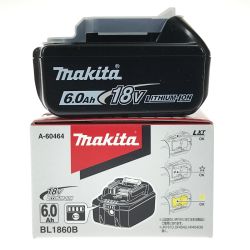 ## MAKITA マキタ 18v 6.0Ah リチウムイオンバッテリ BL1860B 純正バッテリ (4) 未使用品 Sランク