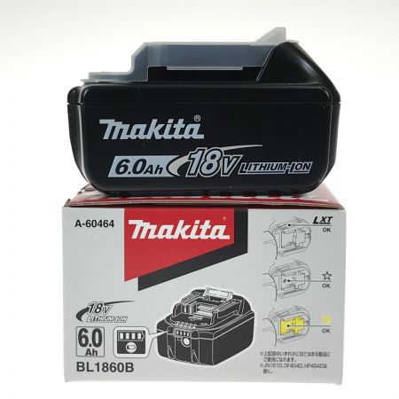  MAKITA マキタ 18v 6.0Ah リチウムイオンバッテリ BL1860B 純正バッテリ (6) 未使用品