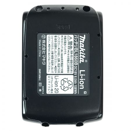  MAKITA マキタ 18v 6.0Ah リチウムイオンバッテリ BL1860B 純正バッテリ (1) 未使用品
