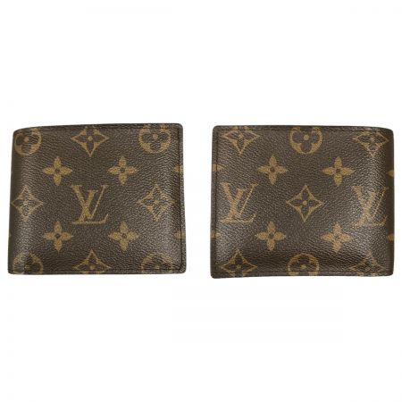  LOUIS VUITTON ルイヴィトン 2つ折り財布 モノグラム ポルトフォイユ・マルコ NM M62288 ブラウン