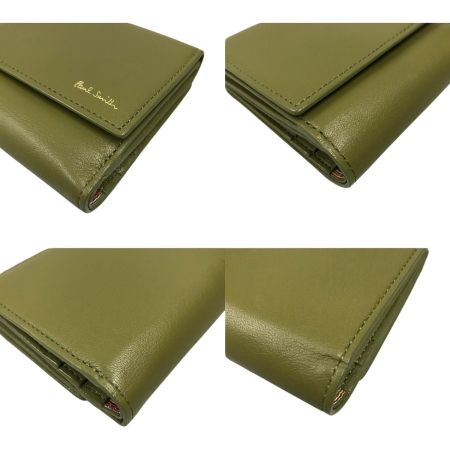  Paul Smith ポールスミス 2つ折り財布 BPS204 カーキ