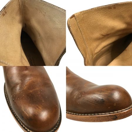  PADRONE パドローネ バックジップブーツEX SIZE40 25cm PU7885-1105-13A ダークブラウン