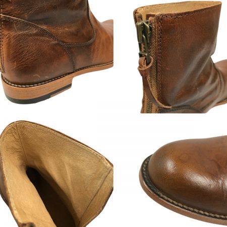  PADRONE パドローネ バックジップブーツEX SIZE40 25cm PU7885-1105-13A ダークブラウン