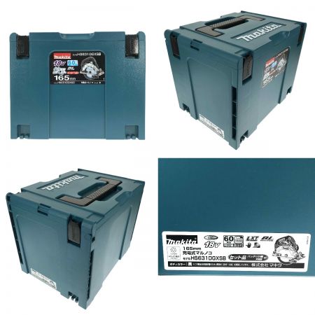  MAKITA マキタ 電式丸ノコ 165mm HS631DGXSB 黒 充電器・充電池2個・ケース付 HS631D