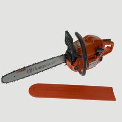 ## Husqvarna ハスクバーナ エンジン式 チェーンソー 353 18インチ 45cm 動作確認済み Bランク