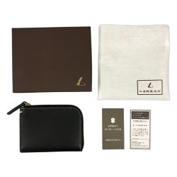 ## 土屋鞄製造所 ディアリオ ハンディLファスナー財布 キズ有 DR1424BK ブラック Cランク