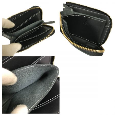  土屋鞄製造所 ディアリオ ハンディLファスナー財布 キズ有 DR1424BK ブラック