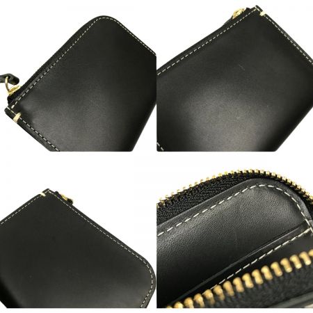  土屋鞄製造所 ディアリオ ハンディLファスナー財布 キズ有 DR1424BK ブラック