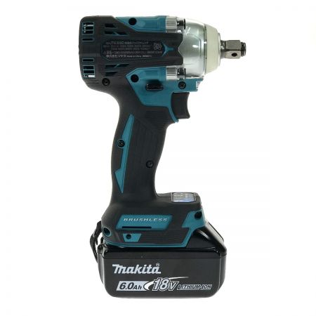  MAKITA マキタ 充電式インパクトレンチ 18V TW300DRGX ブルー 充電器・充電池2個・ケース付