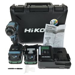 ## HiKOKI ハイコーキ 36V コードレスインパクトドライバ WH36DC セームブルー 充電器・充電池2個・ケース付 Aランク