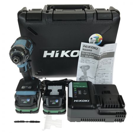  HiKOKI ハイコーキ 36V コードレスインパクトドライバ WH36DC セームブルー 充電器・充電池2個・ケース付