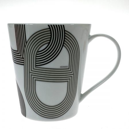  HERMES エルメス RALLYE24 ラリー24 マグカップ グレー シングル 箱付