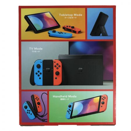  Nintendo ニンテンドウ Nintendo Switch 有機ELモデル HEG-001 ネオンブルー/レッド 未使用品