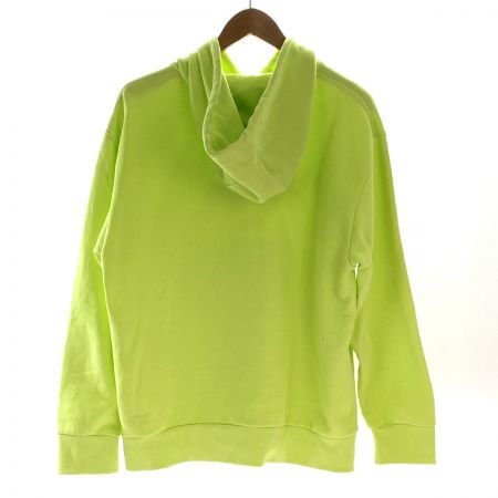  adidas アディダス パーカー アドベンチャービッグロゴフード GN2344 黄緑 Mサイズ