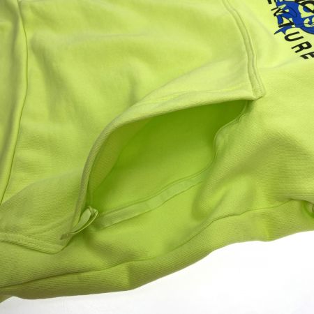  adidas アディダス パーカー アドベンチャービッグロゴフード GN2344 黄緑 Mサイズ