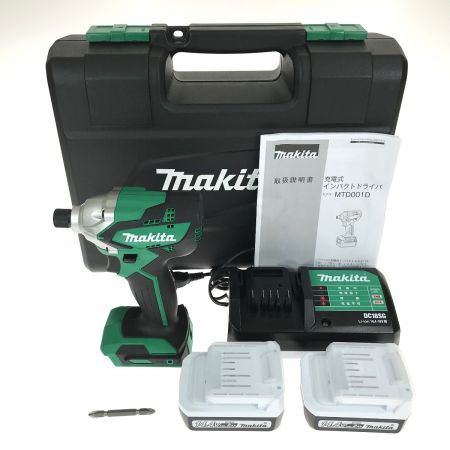  MAKITA マキタ 14.4V 充電式インパクトドライバ MTD001DSAX 充電器・充電池2個・ケース付