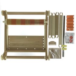 ## Clover 手織り機 咲きおり 40cm 別売り付属品付 説明書・説明DVD欠品 Bランク