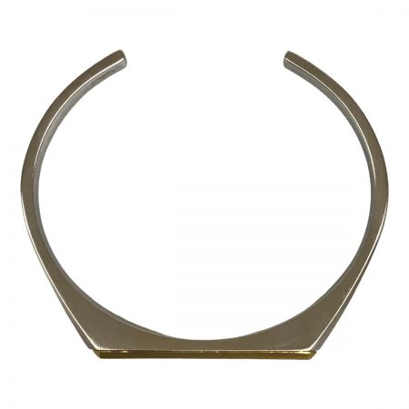  EMPORIO ARMANI エンポリオアルマーニ バングル ブレスレット シルバー×ゴールド