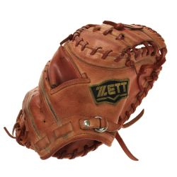 ## ZETTBRCB34512 デュアルキャッチ キャッチャーミット 軟式用 縦型 BRCB34512 オレンジ 右投用 Cランク