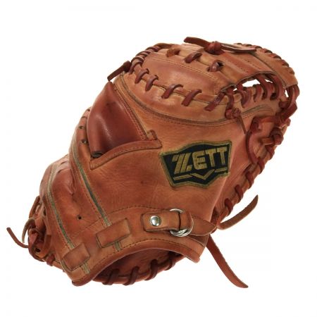  ZETTBRCB34512 デュアルキャッチ キャッチャーミット 軟式用 縦型 BRCB34512 オレンジ 右投用