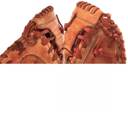  ZETTBRCB34512 デュアルキャッチ キャッチャーミット 軟式用 縦型 BRCB34512 オレンジ 右投用