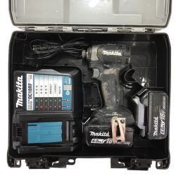 ## MAKITA マキタ 18V 充電式インパクトドライバ TD173DRGXB ブラック 充電器・充電池2個・ケース付 Cランク