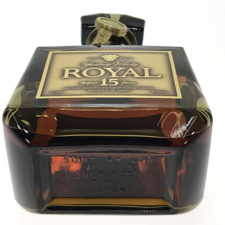 【北海道内限定発送】 ROYAL サントリーローヤル 15年 ゴールドラベル 43％ 750ml 箱付 ジャパニーズウィスキー 未開栓