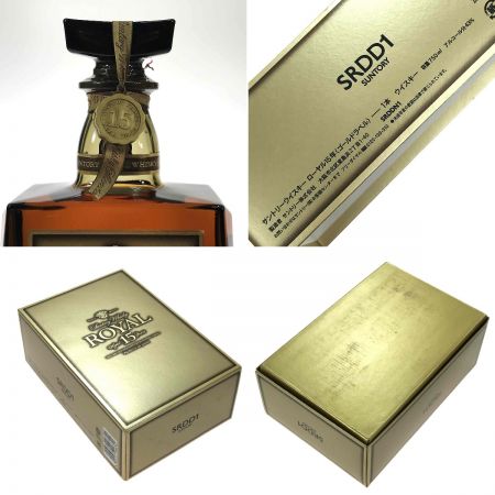 【北海道内限定発送】 ROYAL サントリーローヤル 15年 ゴールドラベル 43％ 750ml 箱付 ジャパニーズウィスキー 未開栓