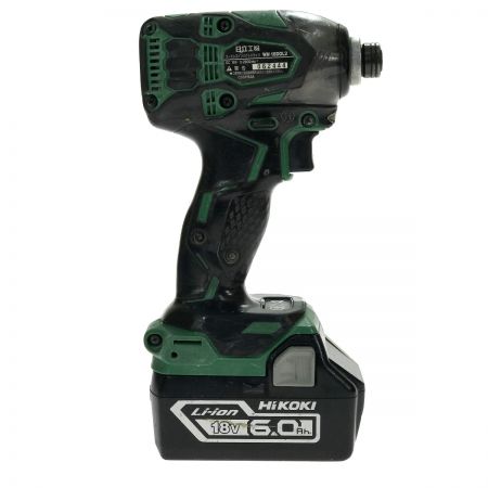  HITACHI 日立 18V 充電式インパクトドライバー WH18DDL2 グリーン 充電器・充電池2個・ケース付