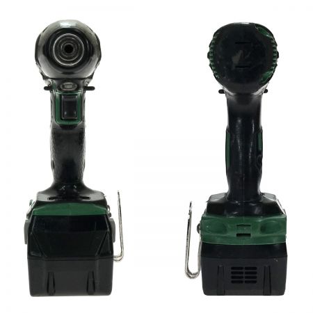  HITACHI 日立 18V 充電式インパクトドライバー WH18DDL2 グリーン 充電器・充電池2個・ケース付