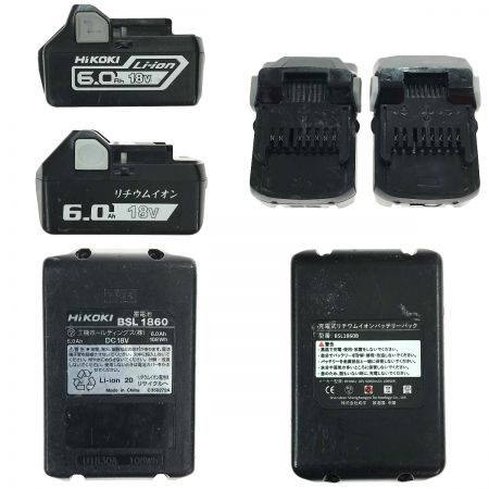  HITACHI 日立 18V 充電式インパクトドライバー WH18DDL2 グリーン 充電器・充電池2個・ケース付