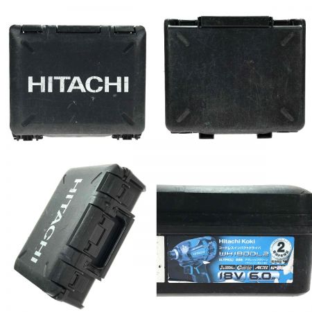  HITACHI 日立 18V 充電式インパクトドライバー WH18DDL2 グリーン 充電器・充電池2個・ケース付