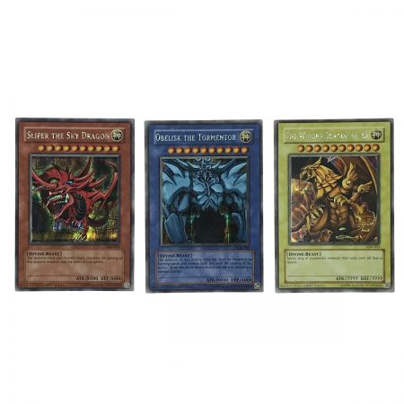   遊戯王 英語版 三幻神 GBI-001、GBI-002、GBI-003 シークレットセット トレカ