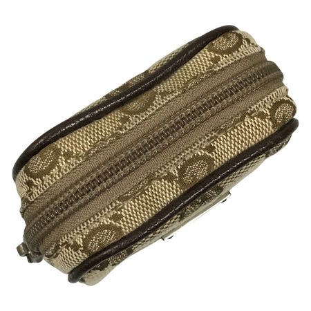  GUCCI グッチ GGキャンバス×レザー シガレットケース 115249 ブラウン