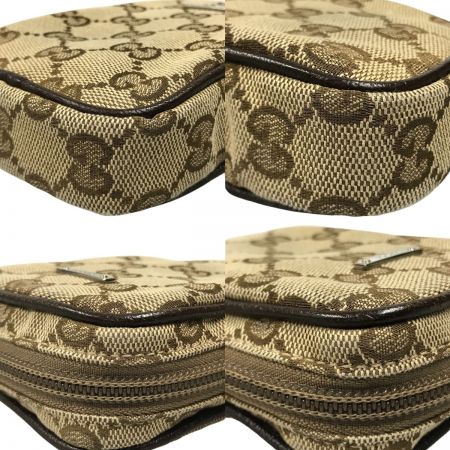  GUCCI グッチ GGキャンバス×レザー シガレットケース 115249 ブラウン