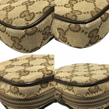  GUCCI グッチ GGキャンバス×レザー シガレットケース 115249 ブラウン