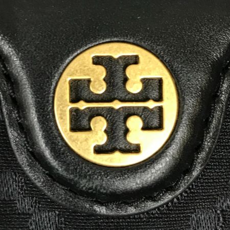  TORY BURCH トリーバーチ Tモノグラム スモールジップトートバッグ ブラック