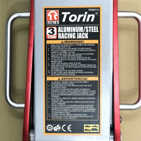  TORIN ガレージジャッキ 3t T830011L アルミ/スチール ハイブリッド・ジャッキ